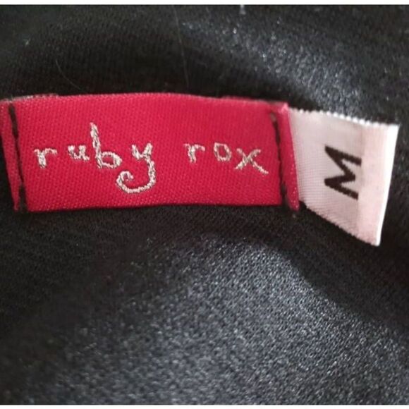 RUBY ROX BLACK DRESS SZ.M EUC. - Picture 6 of 7